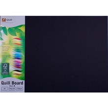 SPECIALTY BOARD QUILL 90400 A3 210GSM BLACK 25PK