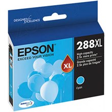 EPSON 288XL 288 INK CARTRIDGE HIGH YIELD CYAN