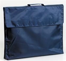 LIBRARY BAG 295MM X 350MM NAVY