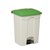 RUBBISH BIN WASTE PAPER GARBAGE PROBAXX SEPARATION BIN WITH PEDAL 70L 70 LITRE WHITE BASE / GREEN LID
