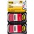 POST IT 3M 680-RD2 FLAGS RED TWIN 100PK