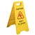 SIGN CLEANING ' CAUTION WET FLOOR 'A FRAME SIGN YELLOW