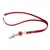 LANYARD REXEL WITH BADGE REEL BURGUNDY PU FINISH