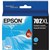 EPSON 702XL 702 INK CARTRIDGE CYAN