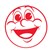 STAEDTLER 2-SHINY MERIT STAMP CHEEKY FACE RED